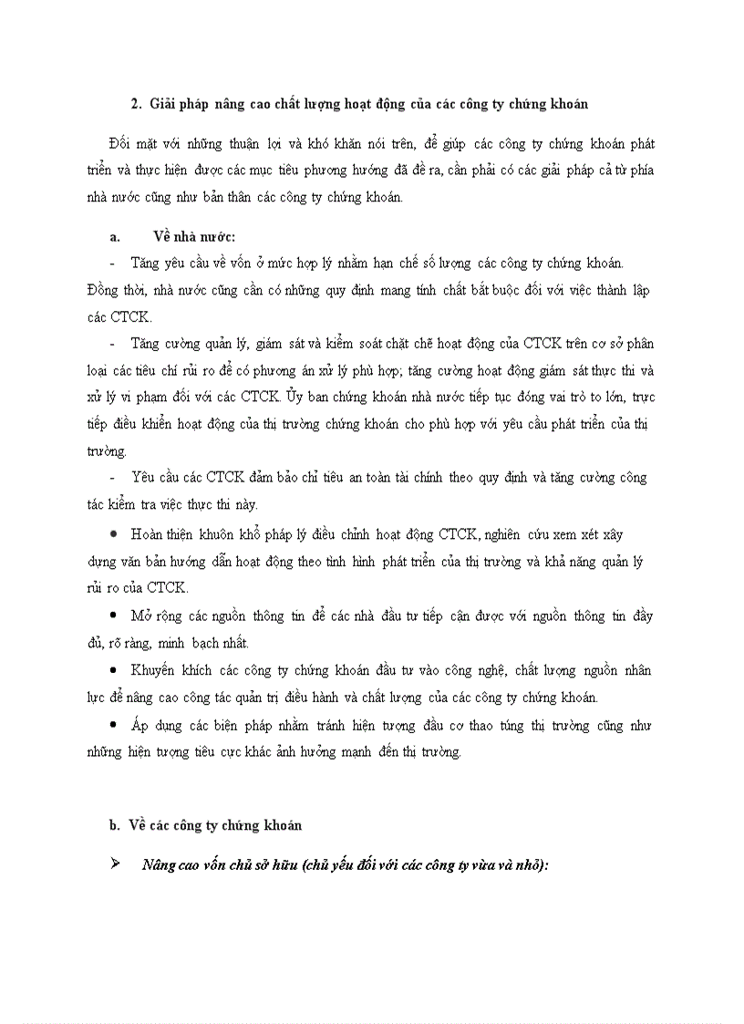 image for page Thực trạng và giải pháp nâng cao chất lượng hoạt động của các công ty chứng khoán tại Việt Nam