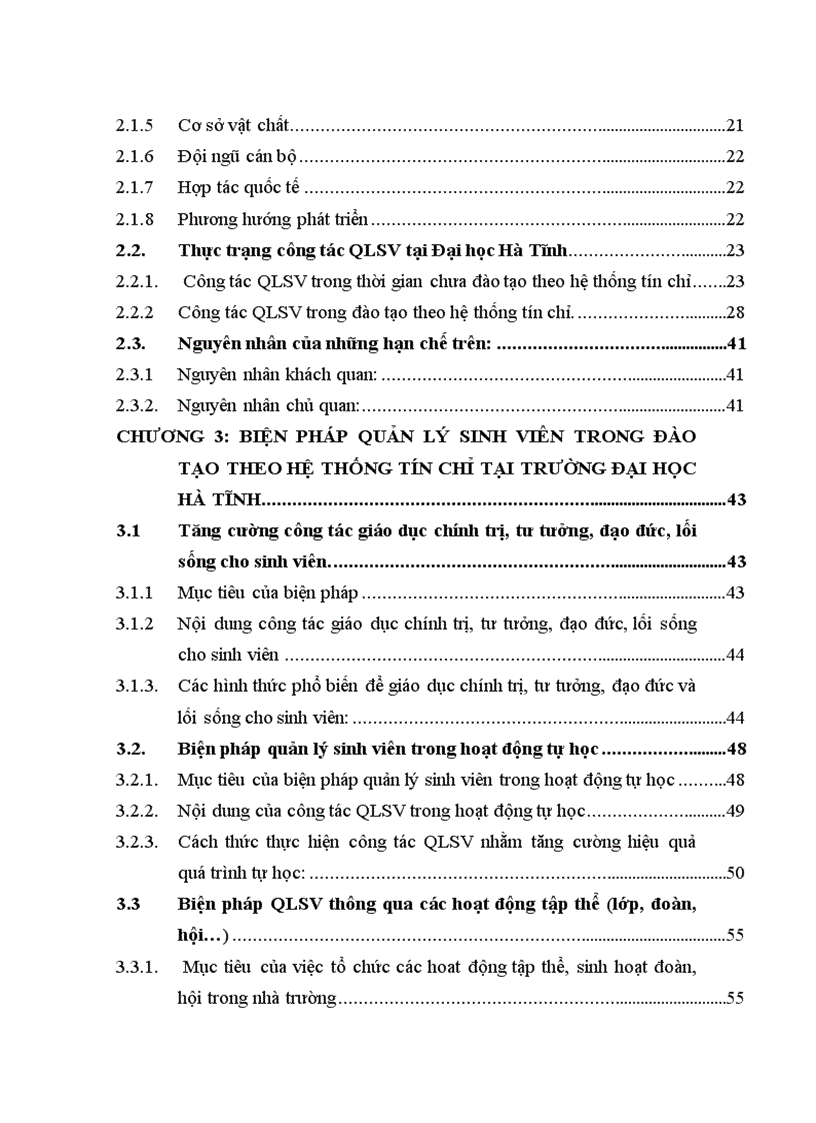 image for page Biện pháp quản lý sinh viên nhằm nâng cao chất lượng đào tạo theo hệ thống tín chỉ tại đại học Hà Tĩnh