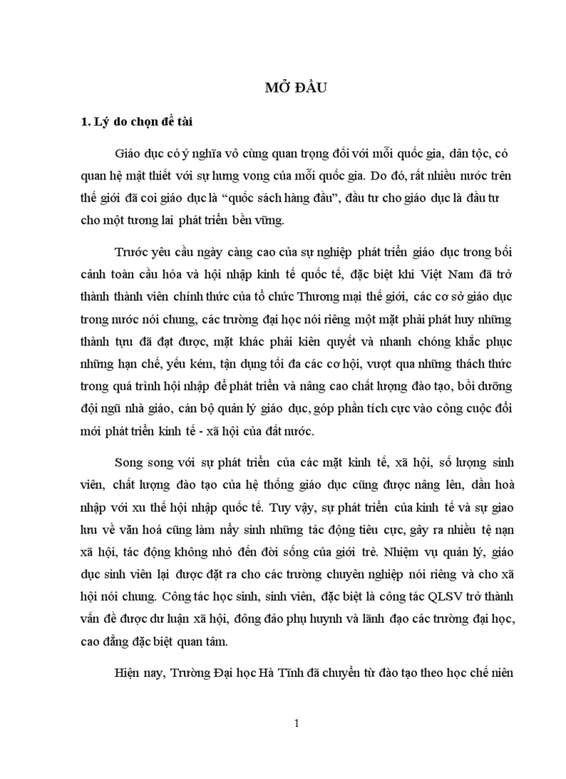 image for page Biện pháp quản lý sinh viên nhằm nâng cao chất lượng đào tạo theo hệ thống tín chỉ tại đại học Hà Tĩnh
