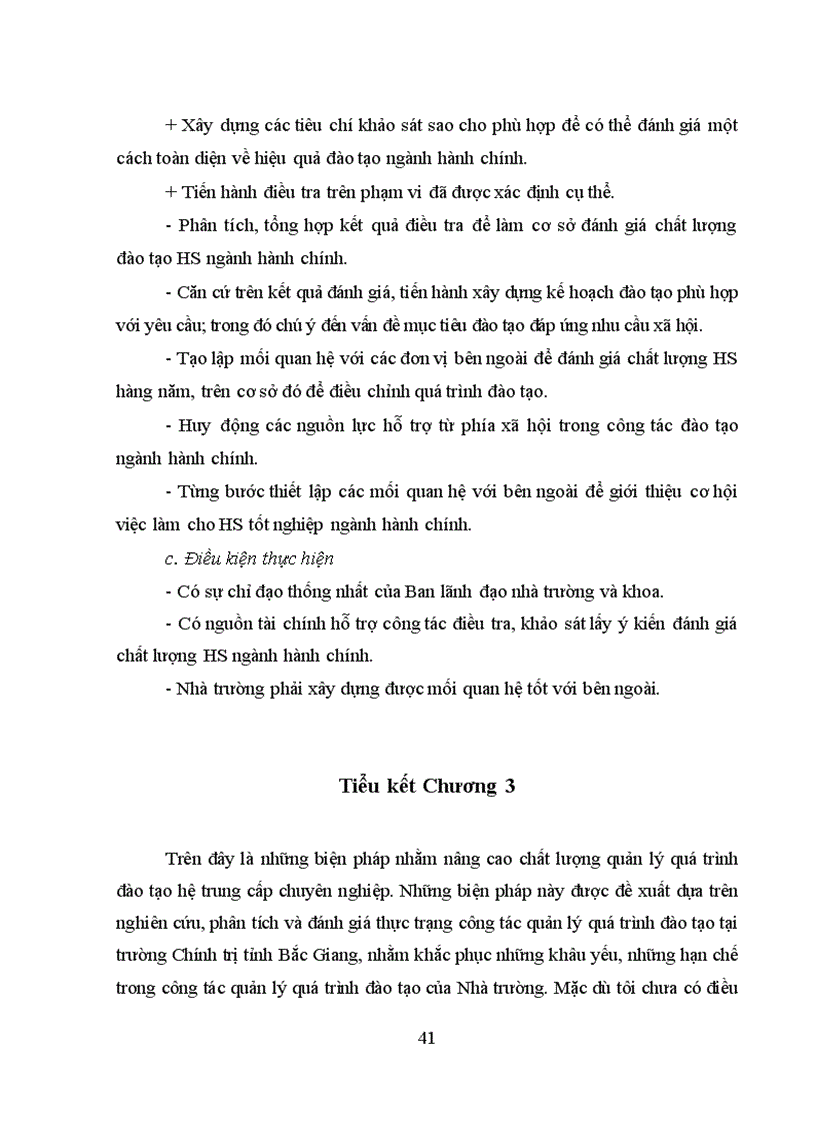 image for page Biện pháp quản lý quá trình đào tạo hệ trung cấp chuyên nghiệp tại trường Chính trị tỉnh Bắc Giang