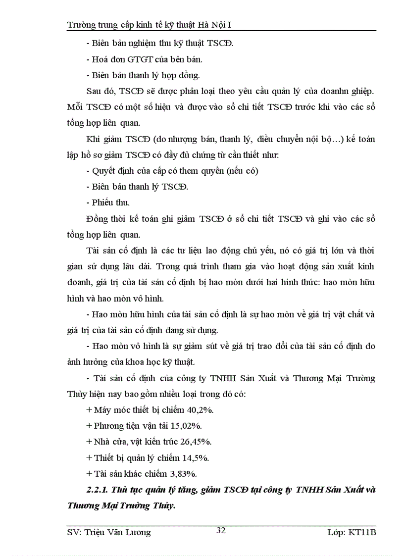 image for page Công tác Tổ chức Quản lý TSCĐ và nâng cao hiệu quả sử dụng TSCĐ tại công ty TNHH Sản Xuất và Thương Mại Trường Thủy 1