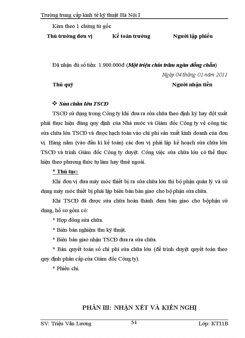 image for page Công tác Tổ chức Quản lý TSCĐ và nâng cao hiệu quả sử dụng TSCĐ tại công ty TNHH Sản Xuất và Thương Mại Trường Thủy 1