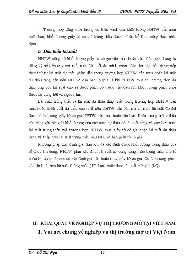 image for page Tìm hiểu hoạt động Nghiệp vụ thị truờng mở Thực trạng và giải pháp phát triển ở Việt Nam 1