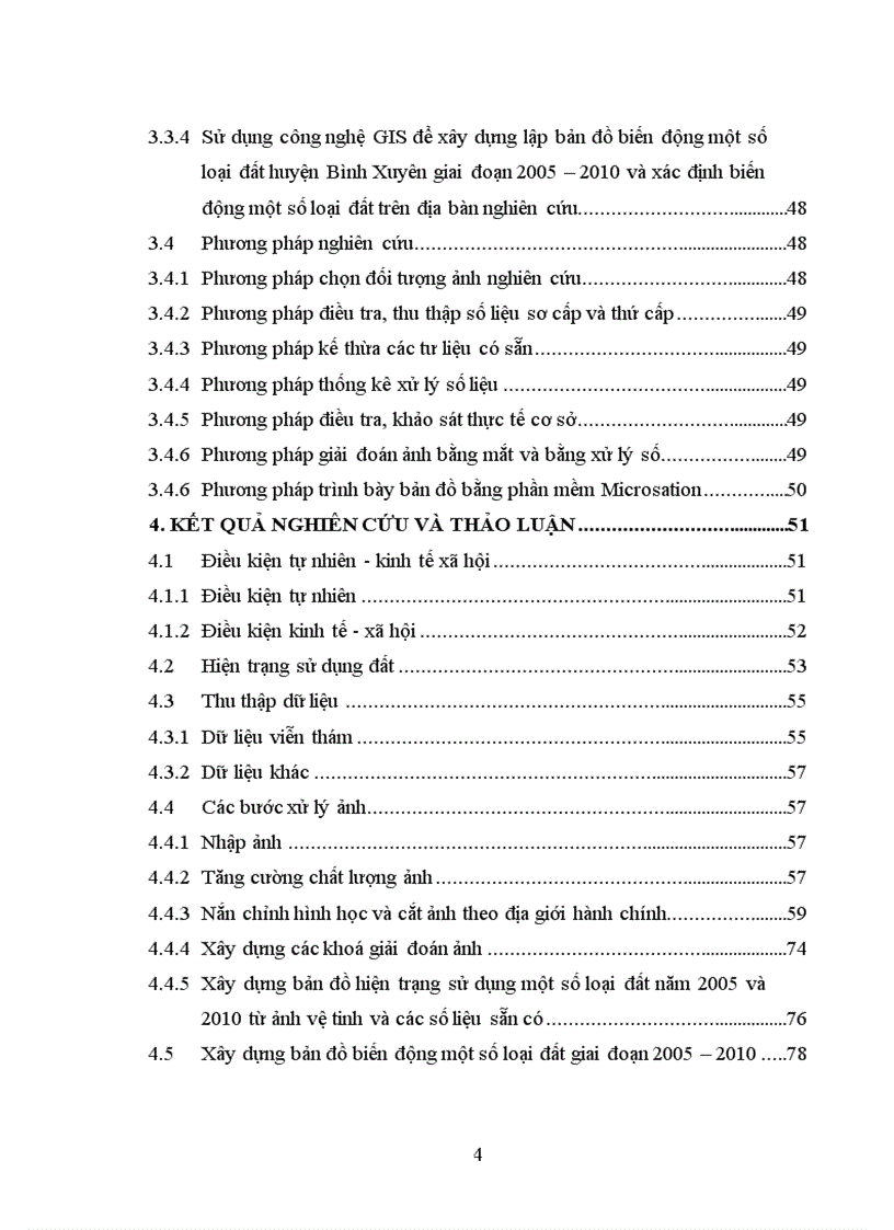 image for page Ứng dụng ảnh viễn thám và hệ thống thông tin địa lý GIS để xác định biến động đất đai trên địa bàn huyện Bình Xuyên tỉnh Vĩnh Phúc giai đoạn 2005 2010