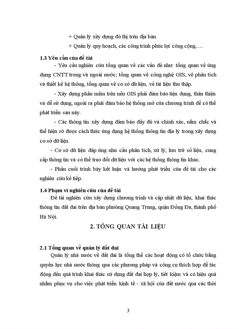 image for page Ứng dụng arcgis trong công tác quản lý đất đai phường quang trung quận đống đa thành phố hà nội
