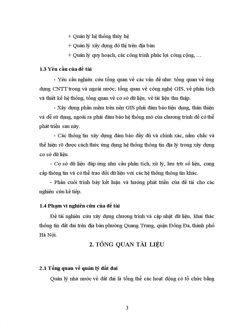 image for page Ứng dụng arcgis trong công tác quản lý đất đai phường quang trung quận đống đa thành phố hà nội 1