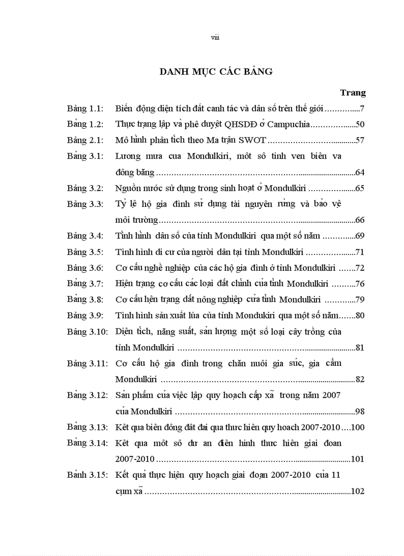 image for page Nghiên cứu ảnh hưởng của chính sách đất đai đến quy hoạch và quản lý sử dụng đất ở tỉnh mondulkiri campuchia