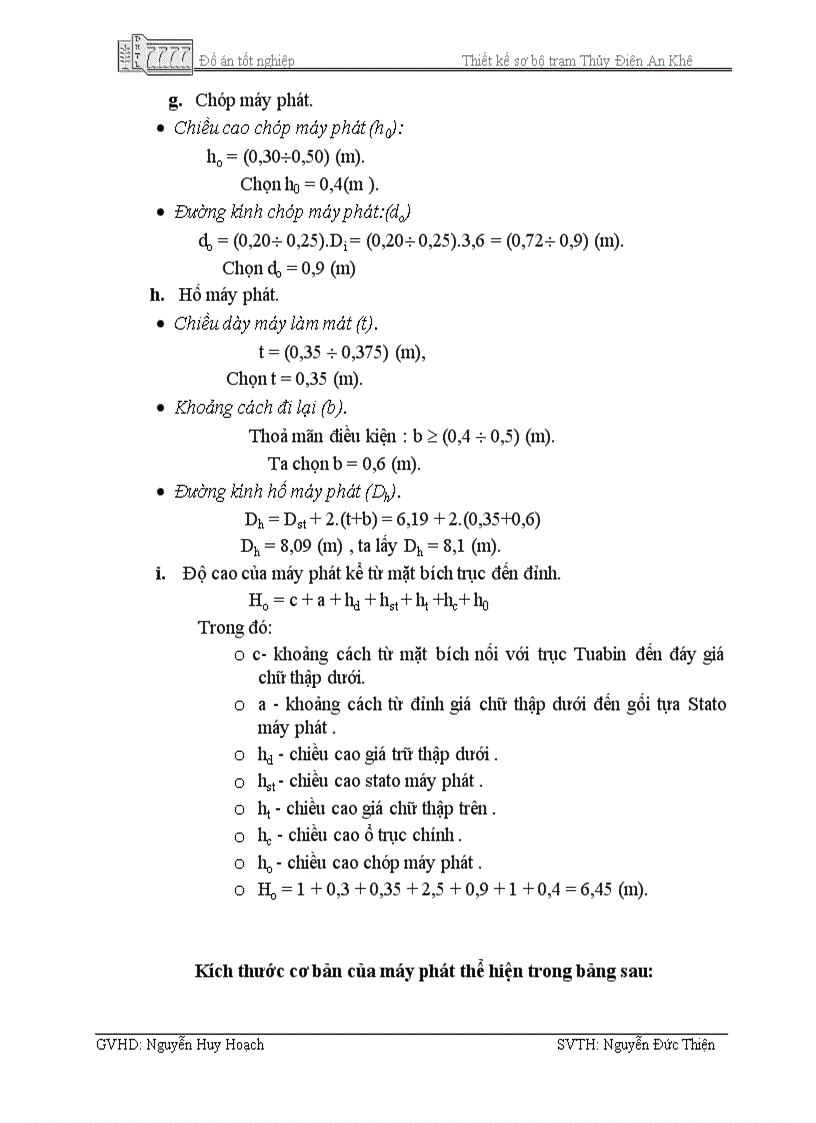 image for page Thiết kế sơ bộ trạm thuỷ điện an Khê