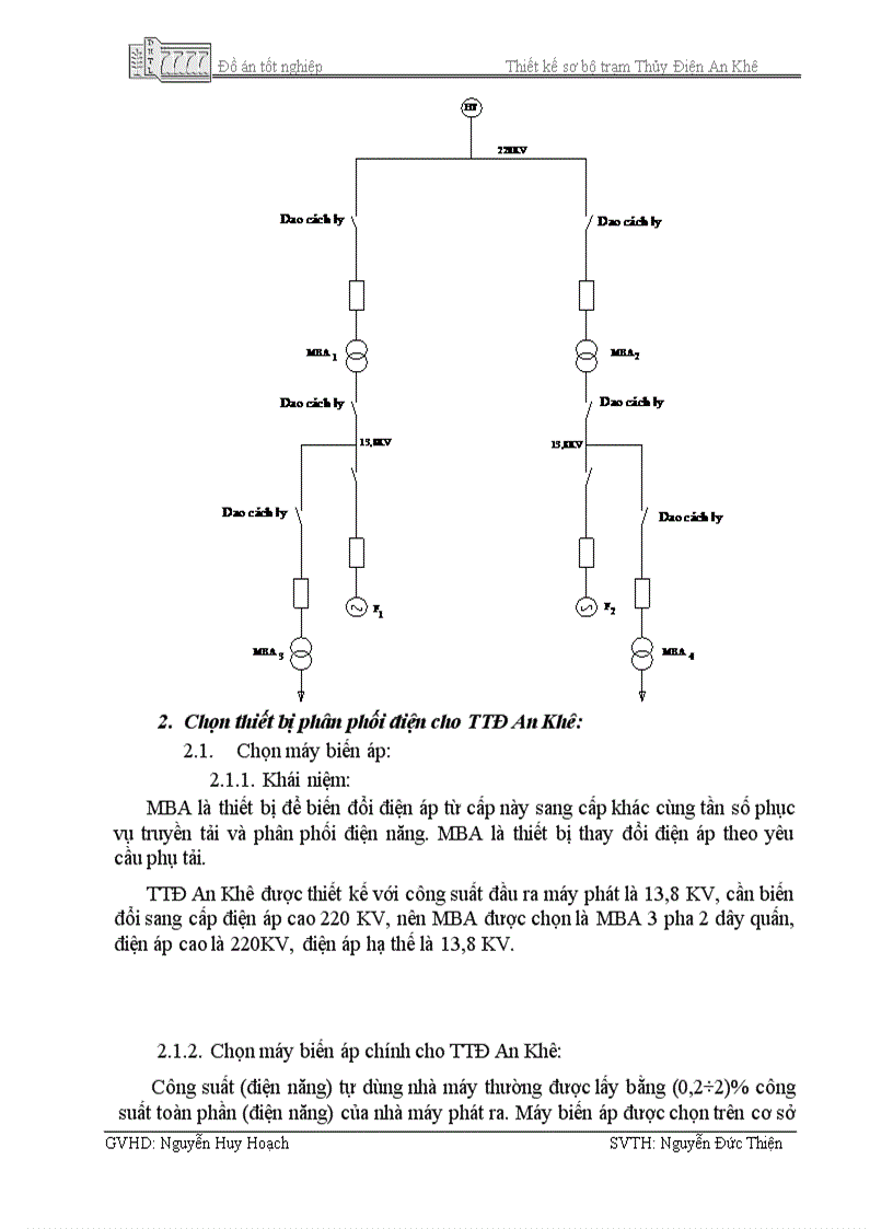image for page Thiết kế sơ bộ trạm thuỷ điện an Khê