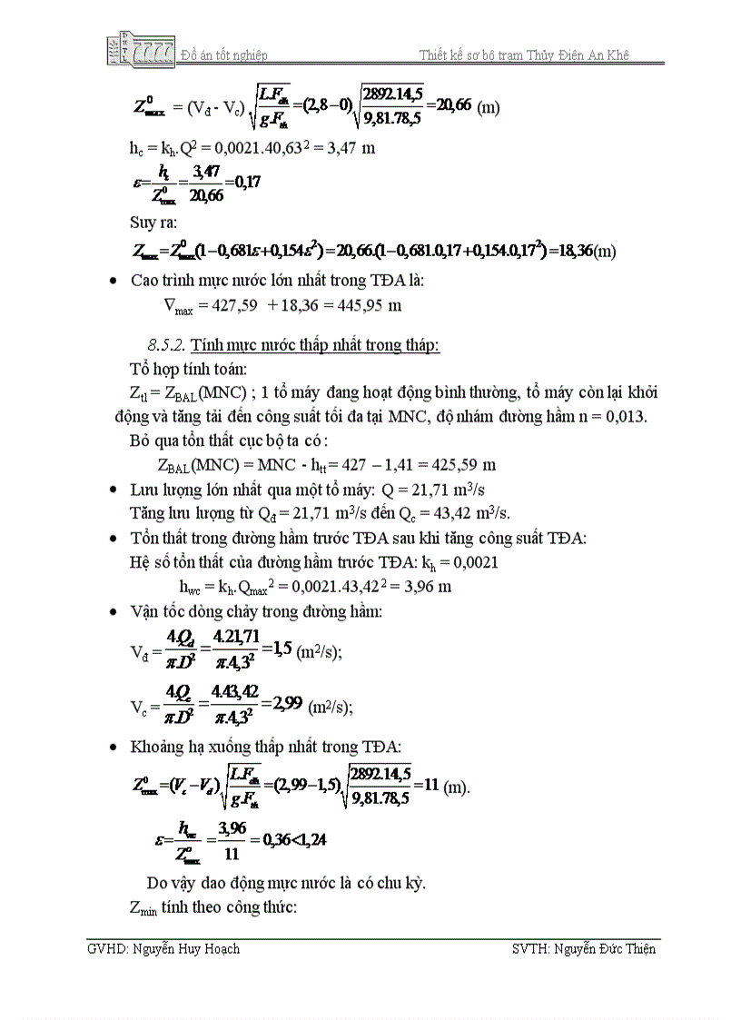 image for page Thiết kế sơ bộ trạm thuỷ điện an Khê