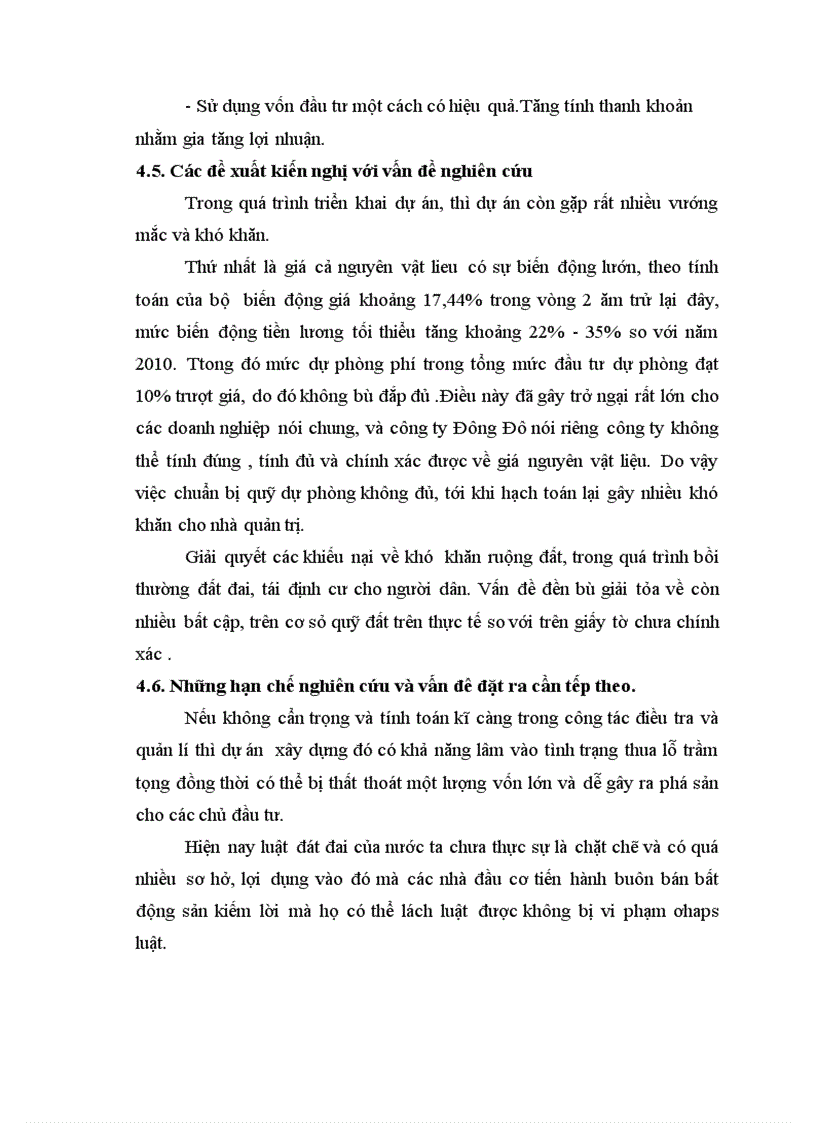 image for page Thực trạng lập ngân sách đầu tư dài hạn cho dự án Xây dựng trung tâm thương mại tổng hợp văn phòng dịch vụ nhà ở Phú Diễn Từ Liêm Hà Nội của công ty Đông Đô Bộ quốc phòng