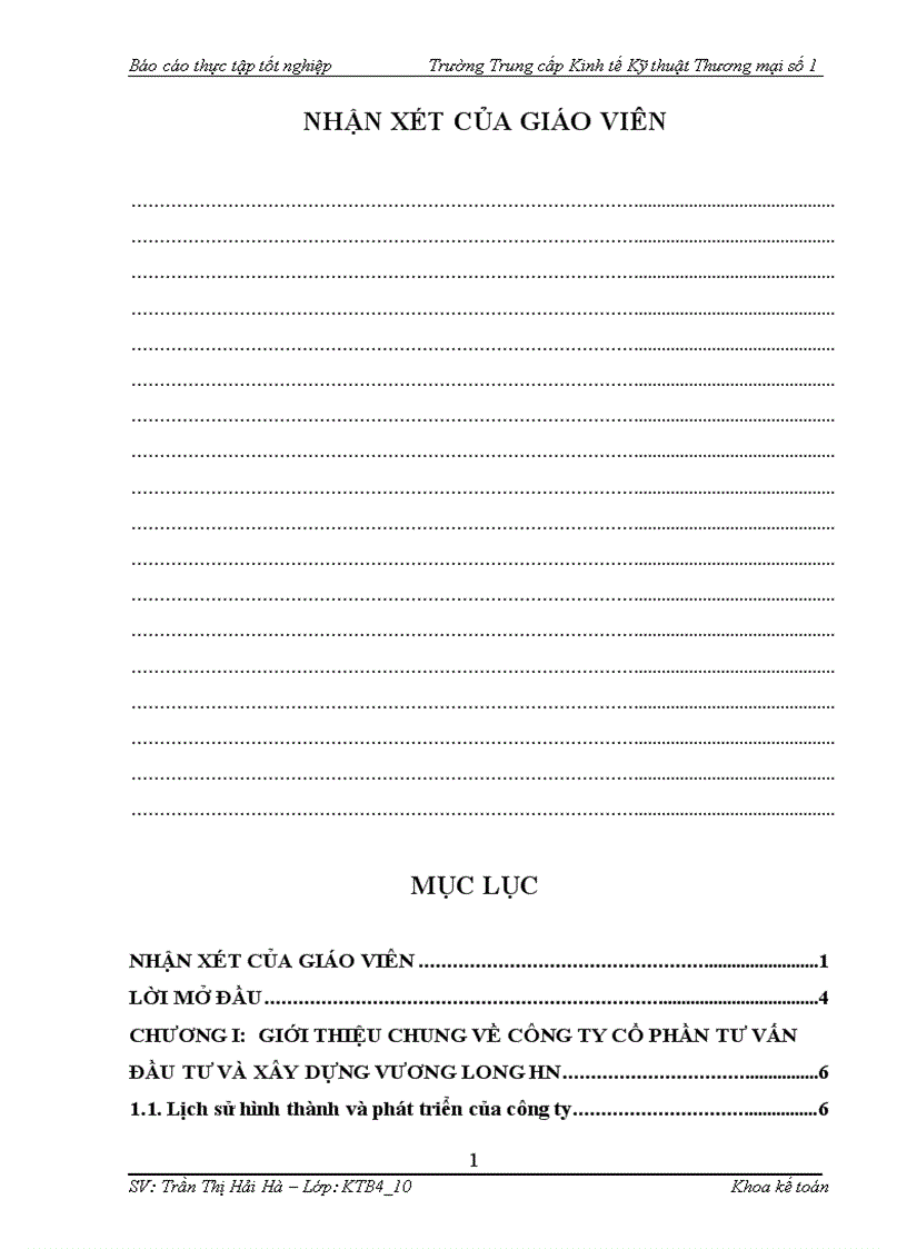 image for page Thực trạng công tác kÕ toán tại công ty Cổ Phần Tư Vấn Đầu Tư Và Xây Dựng Vưng Long HN