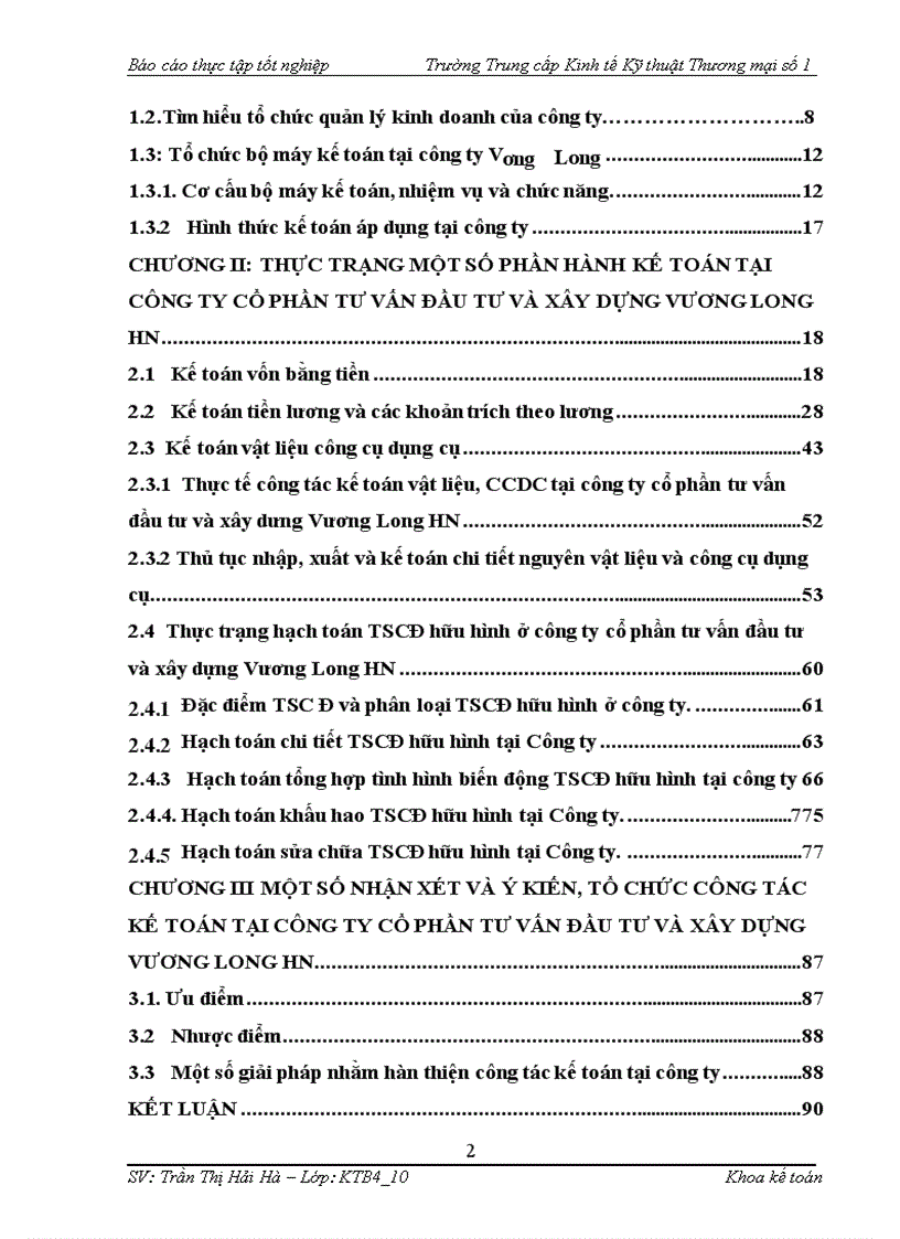 image for page Thực trạng công tác kÕ toán tại công ty Cổ Phần Tư Vấn Đầu Tư Và Xây Dựng Vưng Long HN