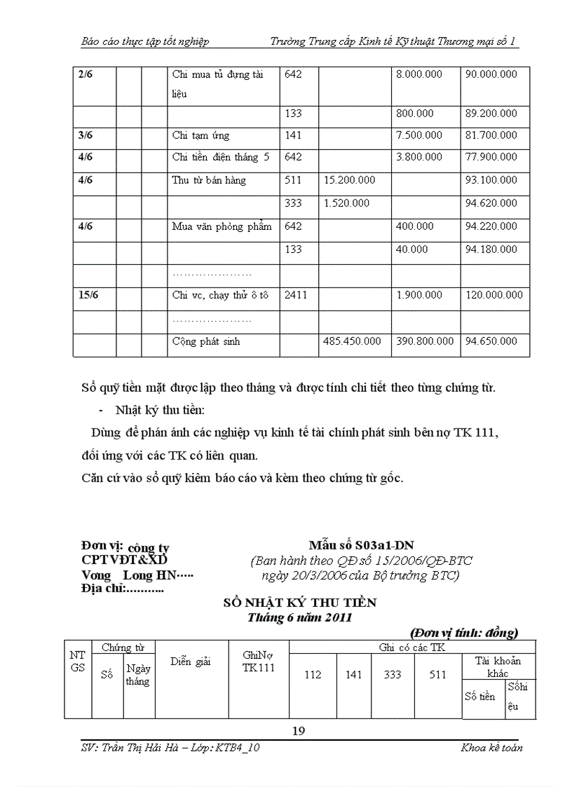 image for page Thực trạng công tác kÕ toán tại công ty Cổ Phần Tư Vấn Đầu Tư Và Xây Dựng Vưng Long HN
