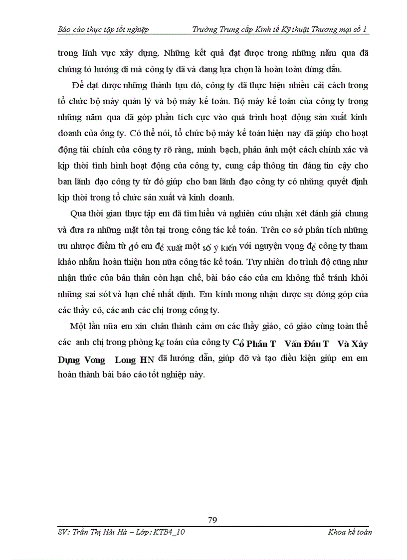 image for page Thực trạng công tác kÕ toán tại công ty Cổ Phần Tư Vấn Đầu Tư Và Xây Dựng Vưng Long HN