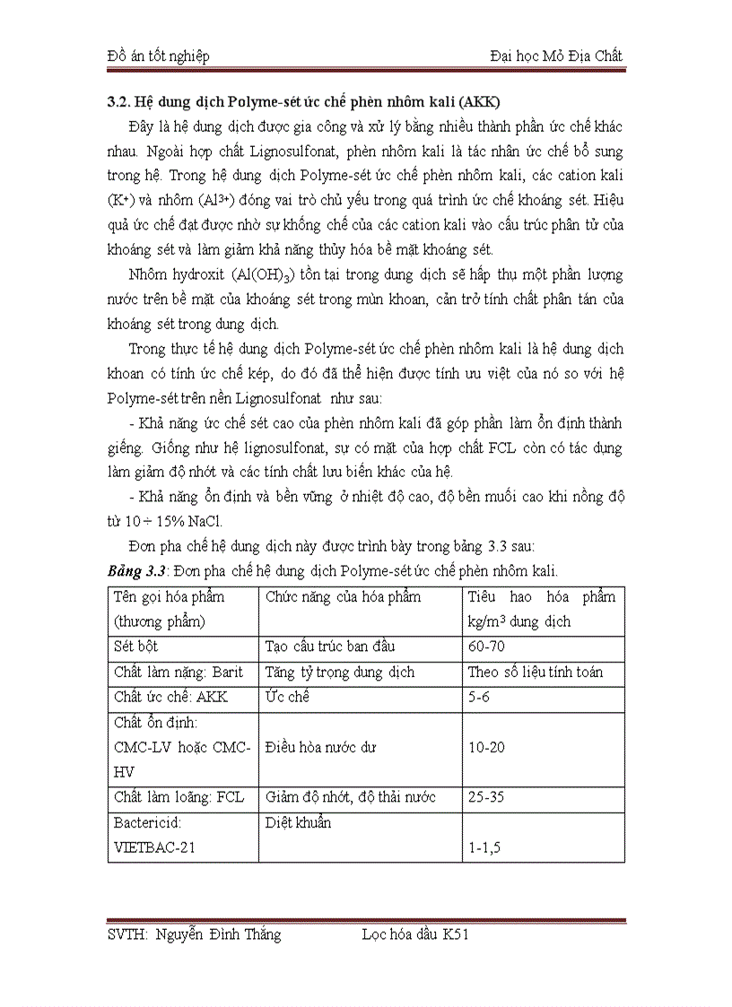 image for page Tìm hiểu tác dụng của dung dịch khoan một số cách pha chế dung dịch khoan và lựa chọn hệ dung dịch để khoan qua tầng Oligoxen giếng khoan LDN 2X mỏ Lạc Đà Nâu