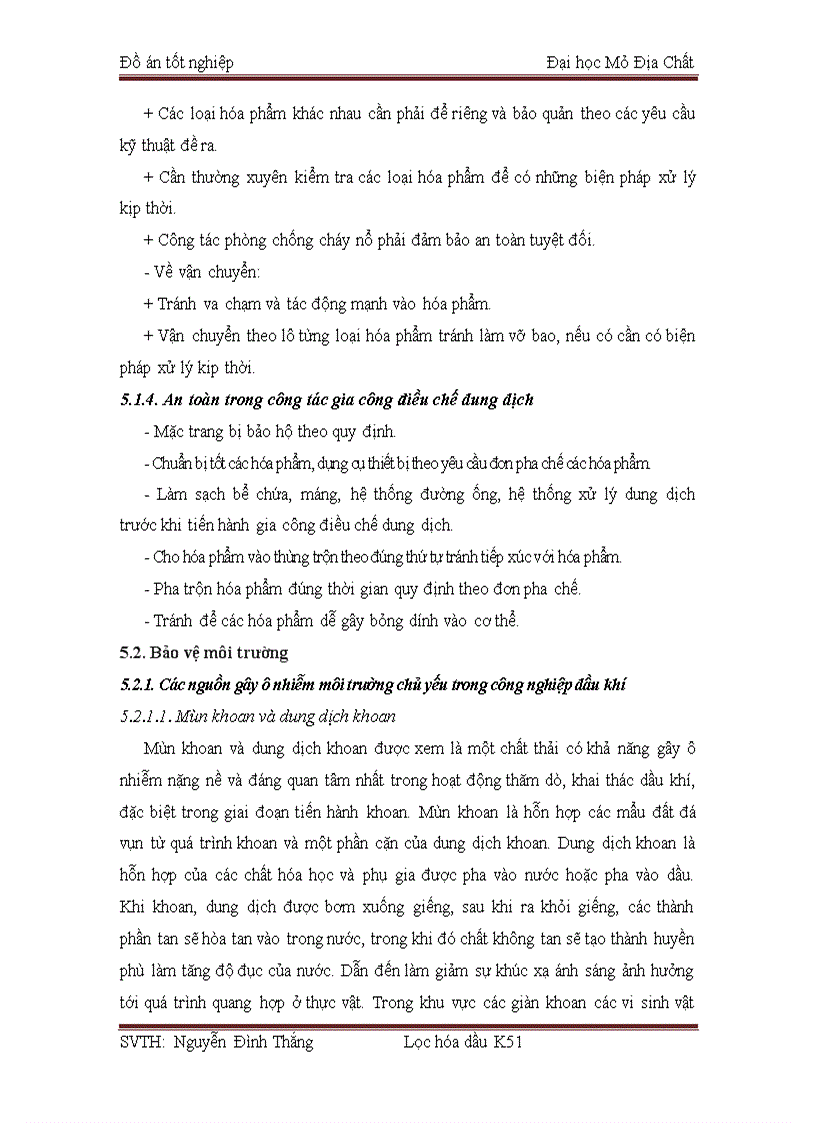 image for page Tìm hiểu tác dụng của dung dịch khoan một số cách pha chế dung dịch khoan và lựa chọn hệ dung dịch để khoan qua tầng Oligoxen giếng khoan LDN 2X mỏ Lạc Đà Nâu