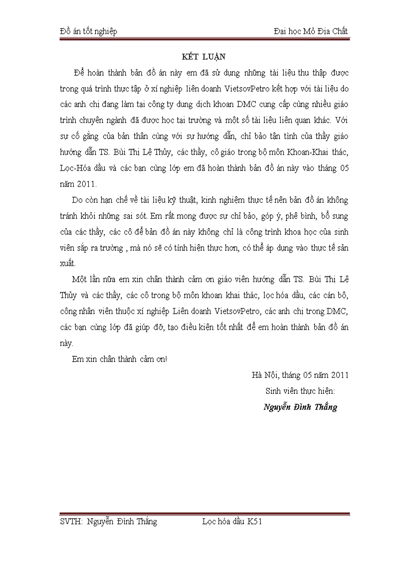 image for page Tìm hiểu tác dụng của dung dịch khoan một số cách pha chế dung dịch khoan và lựa chọn hệ dung dịch để khoan qua tầng Oligoxen giếng khoan LDN 2X mỏ Lạc Đà Nâu