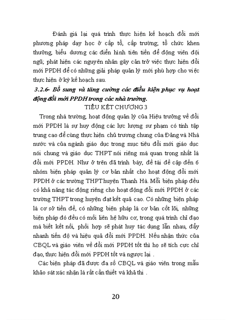 image for page Biện pháp quản lý hoạt động đổi mới phương pháp dạy học của Hiệu trưởng trường THPT huyện Thanh Hà tỉnh Hải Dương