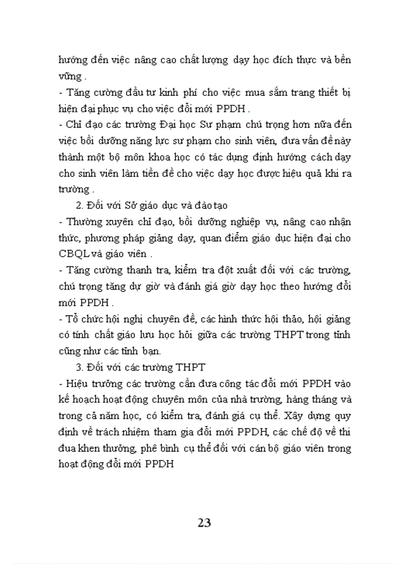 image for page Biện pháp quản lý hoạt động đổi mới phương pháp dạy học của Hiệu trưởng trường THPT huyện Thanh Hà tỉnh Hải Dương