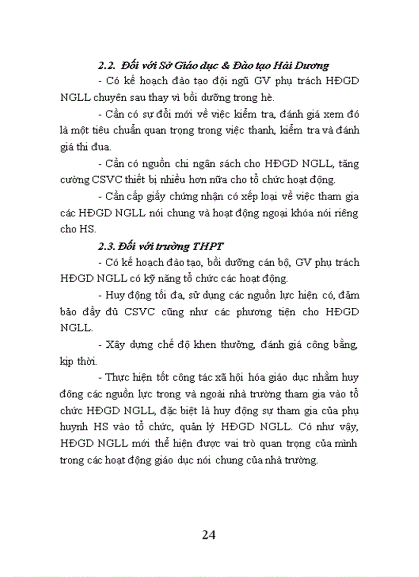 image for page Biện pháp quản lý hoạt động giáo dục ngoài giờ lên lớp của hiệu trưởng trường THPT huyện Thanh Hà tỉnh Hải Dương 1