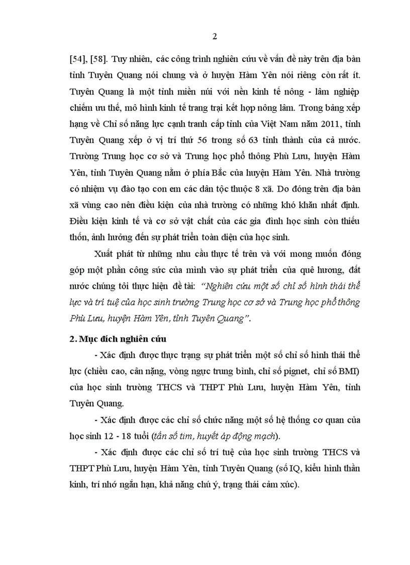 image for page Nghiên cứu một số chỉ số hình thái thể lực và trí tuệ của học sinh trường Trung học cơ sở và Trung học phổ thông Phù Lưu huyện Hàm Yên tỉnh Tuyên Quang