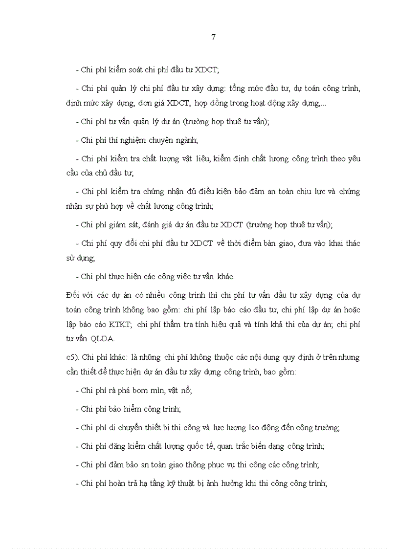 image for page Thực trạng công tác lập chi phí đầu tư xây dựng công trình do bộ nông nghiệp và ptnt quản lý