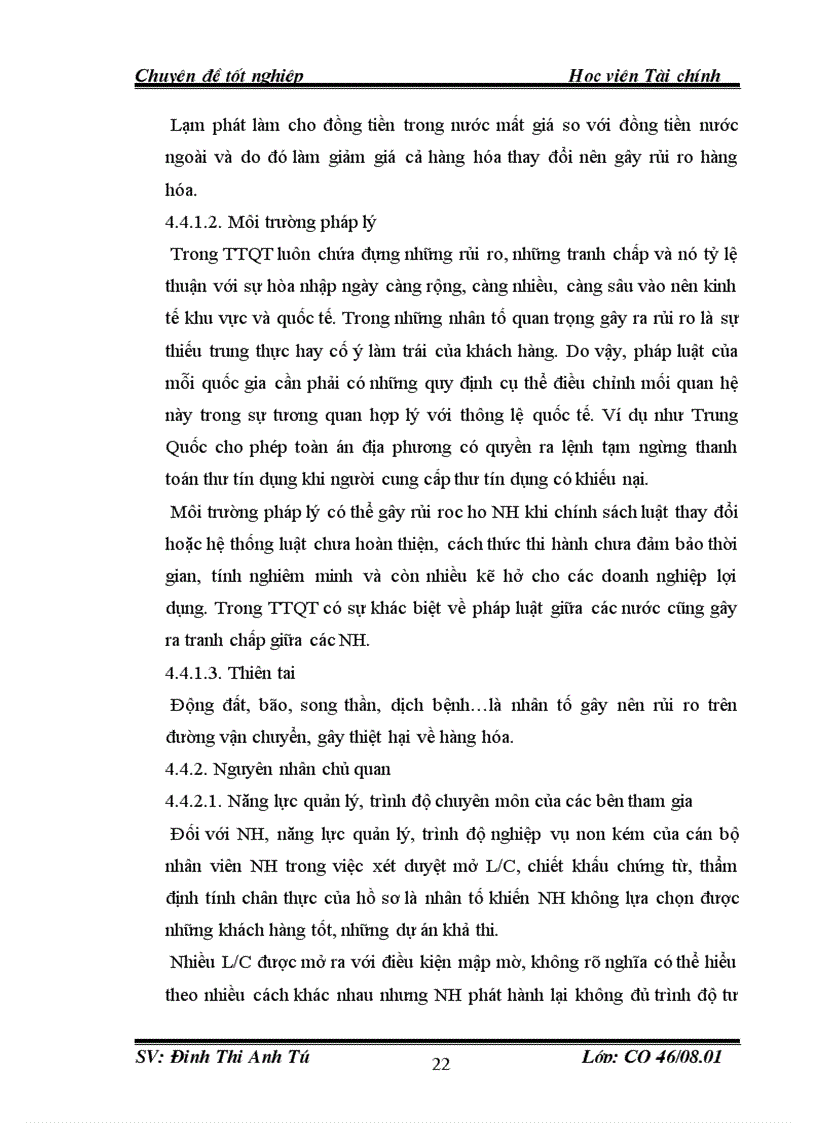 image for page Mở rộng và phòng ngừa rủi ro trong hoạt động thanh toán quốc tế theo phương thức tín dụng chứng từ tại ngân hàng TMCP Quân đội 1
