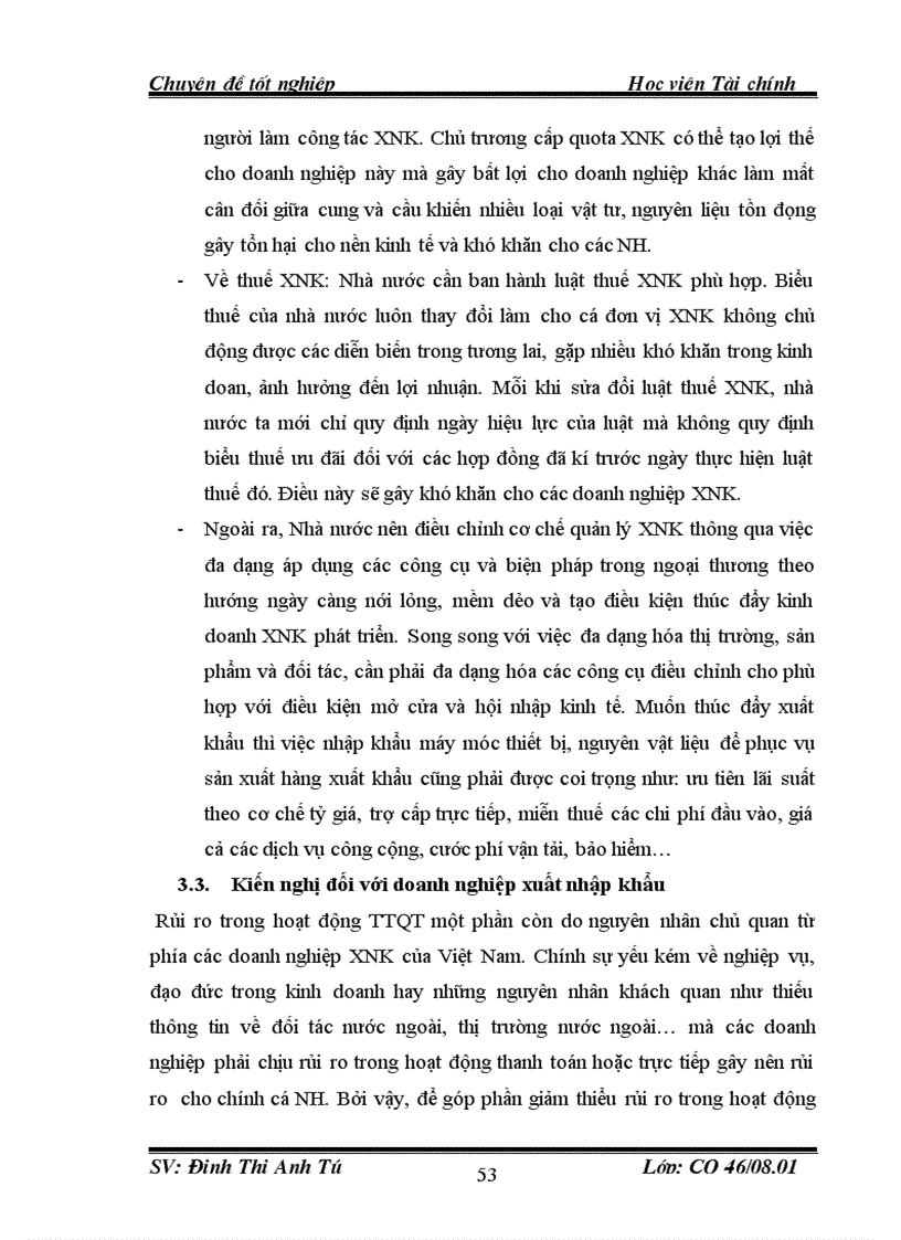 image for page Mở rộng và phòng ngừa rủi ro trong hoạt động thanh toán quốc tế theo phương thức tín dụng chứng từ tại ngân hàng TMCP Quân đội 1