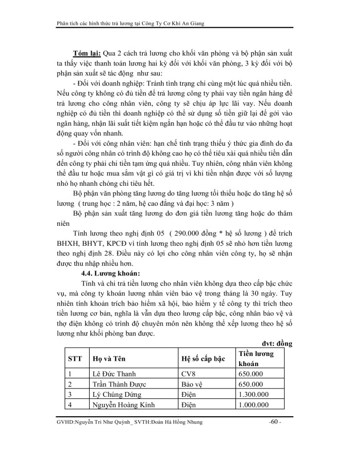image for page Phân tích các hình thức trả lương tại công ty cơ khí an giang
