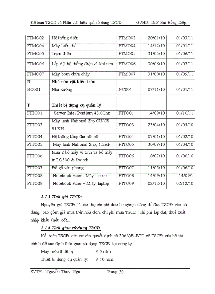 image for page Kế toán TSCD và phân tích hiệu quả sử dụng của TSCD tại công ty SPACE  WINDOWS