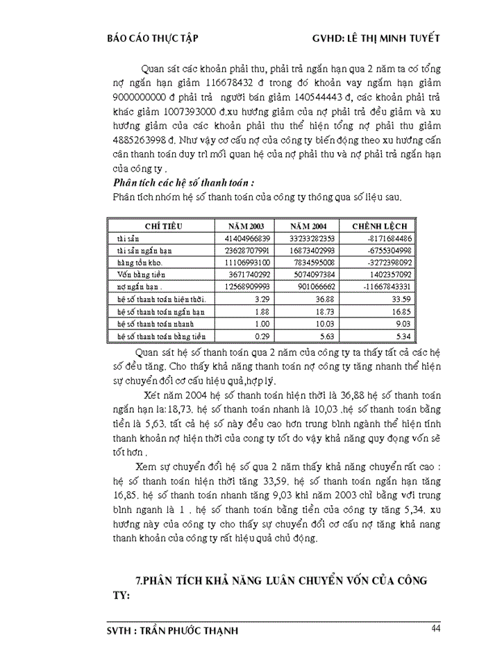 image for page Phân tích báo  cáo tài chính công ty tnhh tm & sx ngân hà