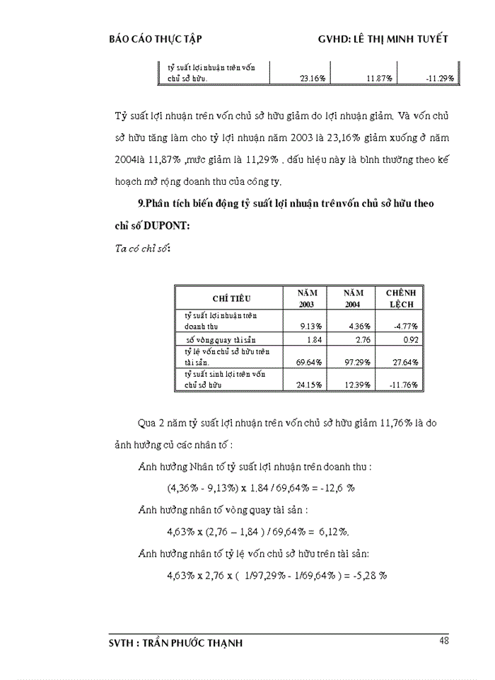 image for page Phân tích báo  cáo tài chính công ty tnhh tm & sx ngân hà