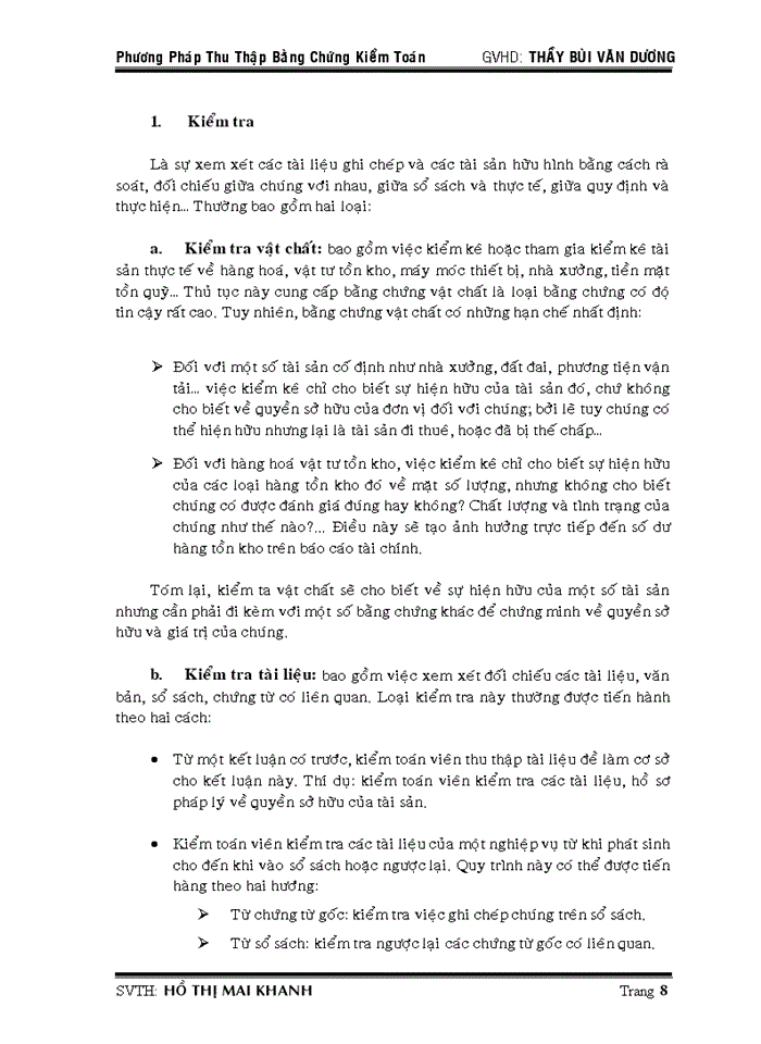 image for page Bằng chứng kiểm toán