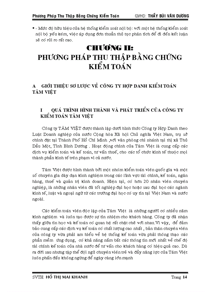 image for page Bằng chứng kiểm toán