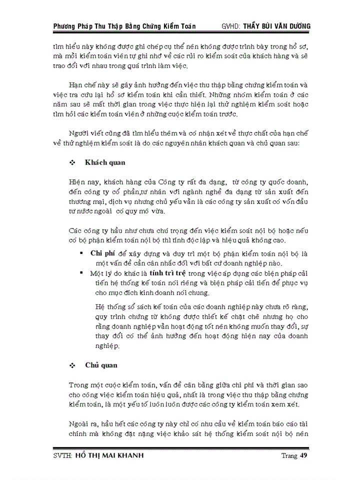 image for page Bằng chứng kiểm toán