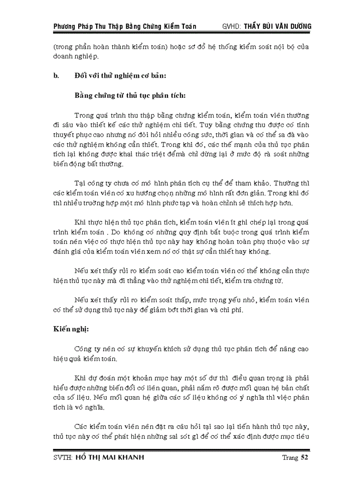 image for page Bằng chứng kiểm toán