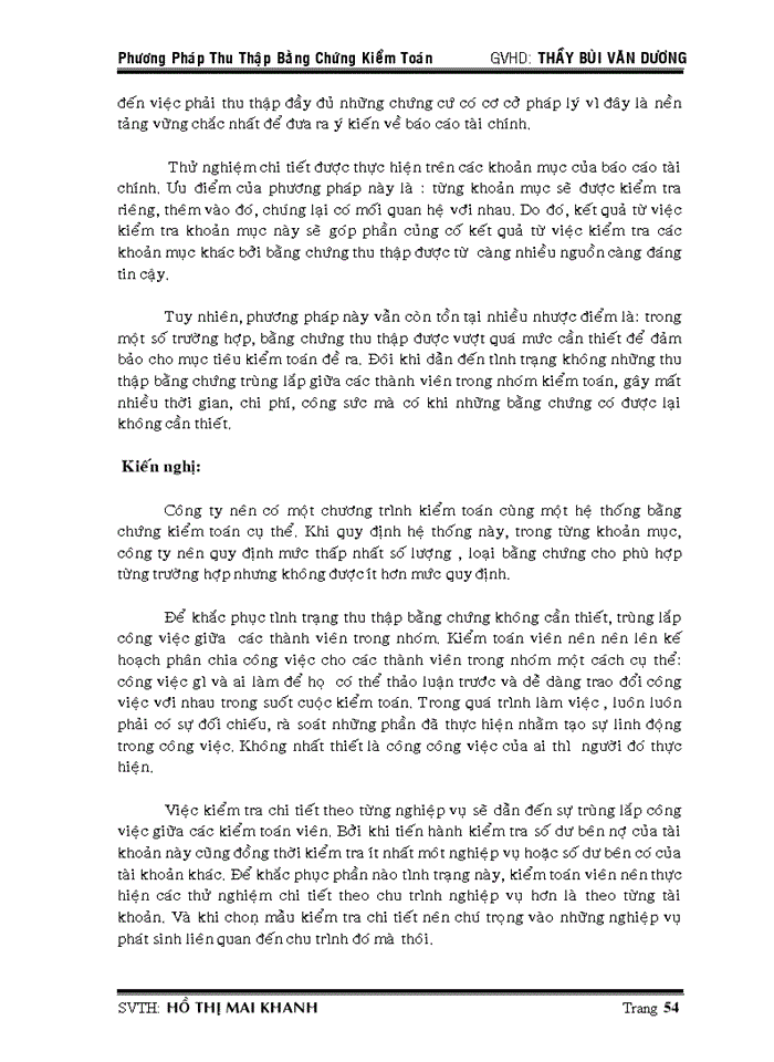 image for page Bằng chứng kiểm toán