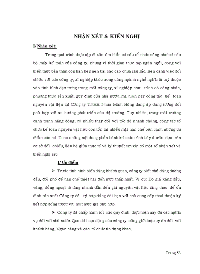 image for page Công tác tổ chức hoạch toán nguyên vật liệu tại công TNHH Nhựa Minh Hùng