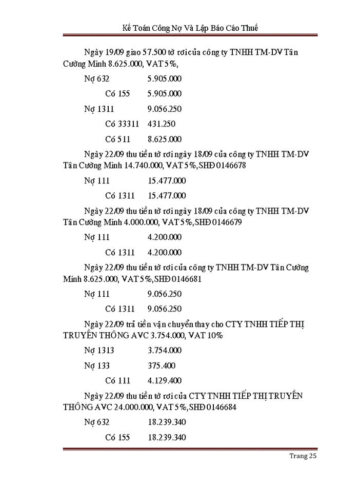 image for page Kế toán công nợ và lập báo cáo thuế