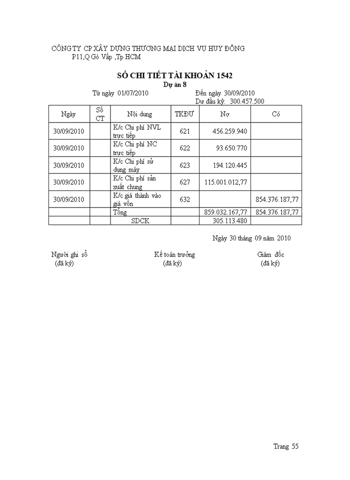 image for page Kế toán công ty cổ phần xây dựng thương mại dịch vụ Huy Đồng