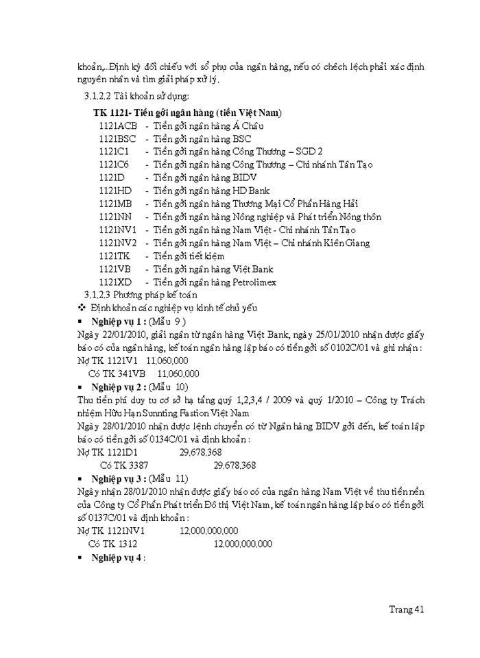 image for page Kế toán vốn bằng tiền và các khoản phải thu tại Công ty Cổ Phần Đầu Tư & Công nghiệp Tân Tạo