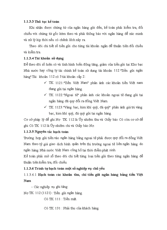 image for page Kế toán vốn bằng tiền và các khoản phải thu