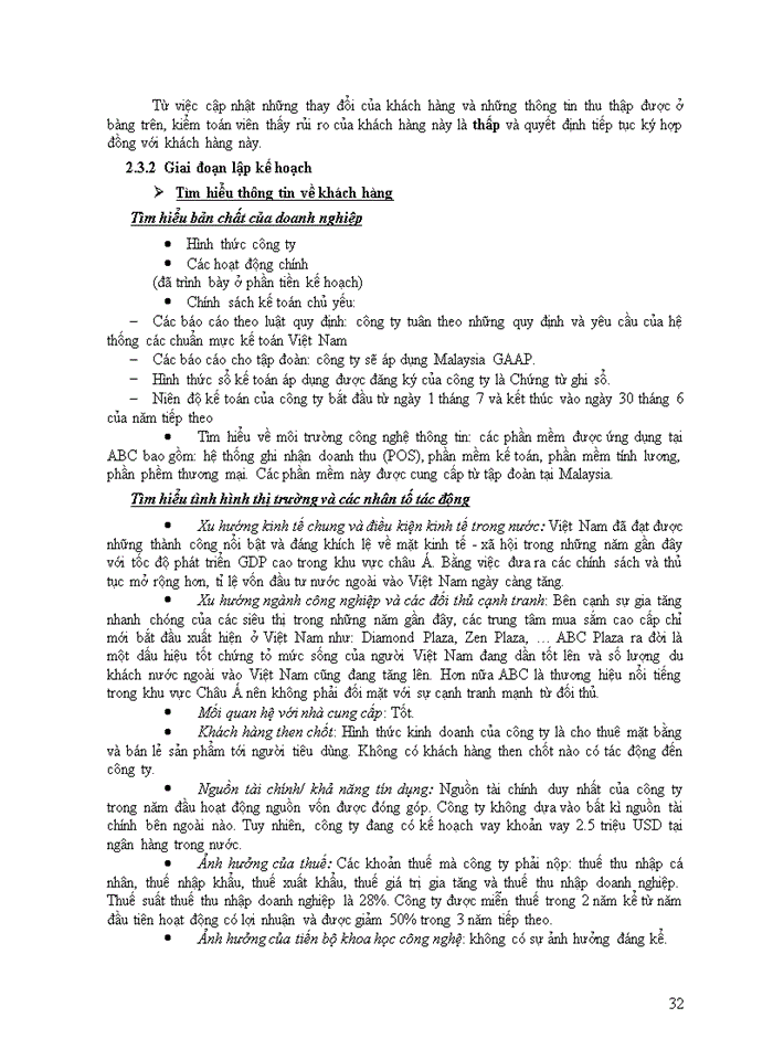 image for page Quy trình đánh giá rủi ro trong giai đoạn chuẩn bị kiểm toán tại công ty kiểm toán Ernst & Young Việt Nam