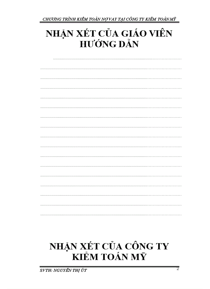 image for page Quy trình kiểm toán các khoản nợ vay trong kiểm toán Báo cáo tài chính tại công ty kiểm toán Mỹ