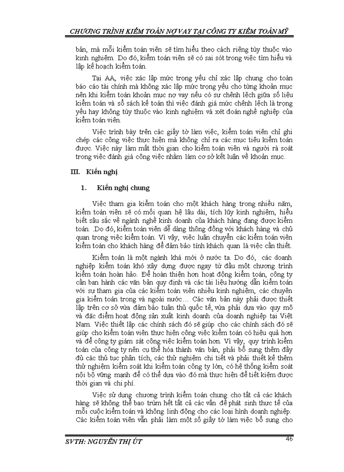 image for page Quy trình kiểm toán các khoản nợ vay trong kiểm toán Báo cáo tài chính tại công ty kiểm toán Mỹ