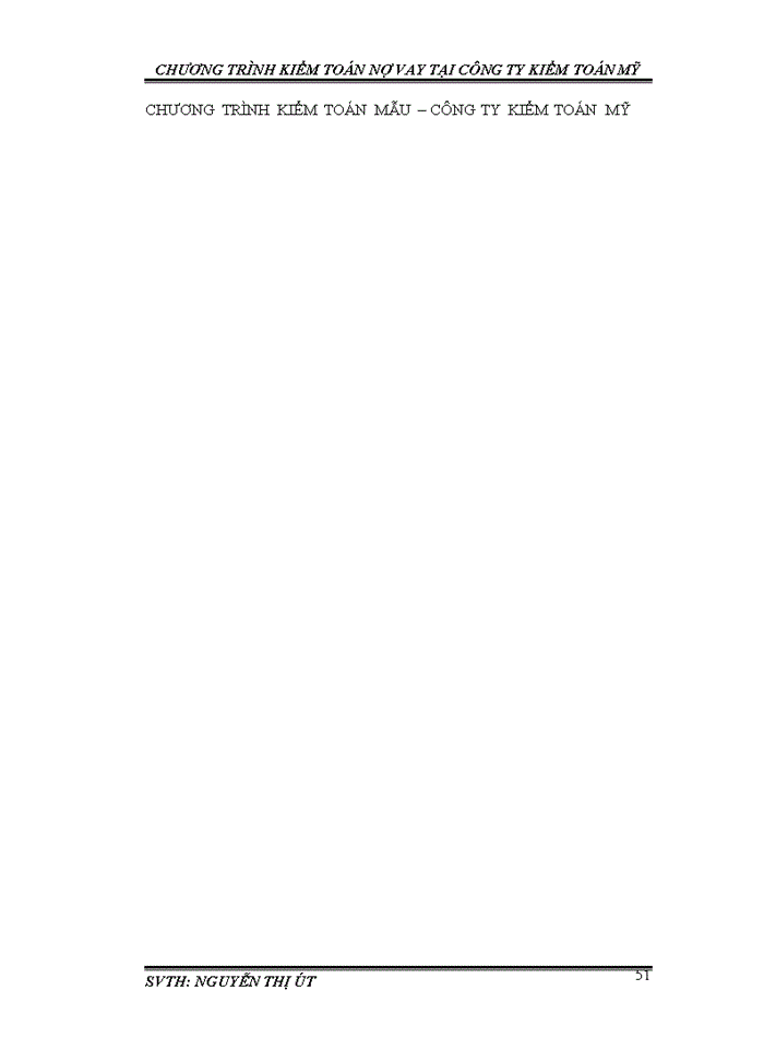 image for page Quy trình kiểm toán các khoản nợ vay trong kiểm toán Báo cáo tài chính tại công ty kiểm toán Mỹ