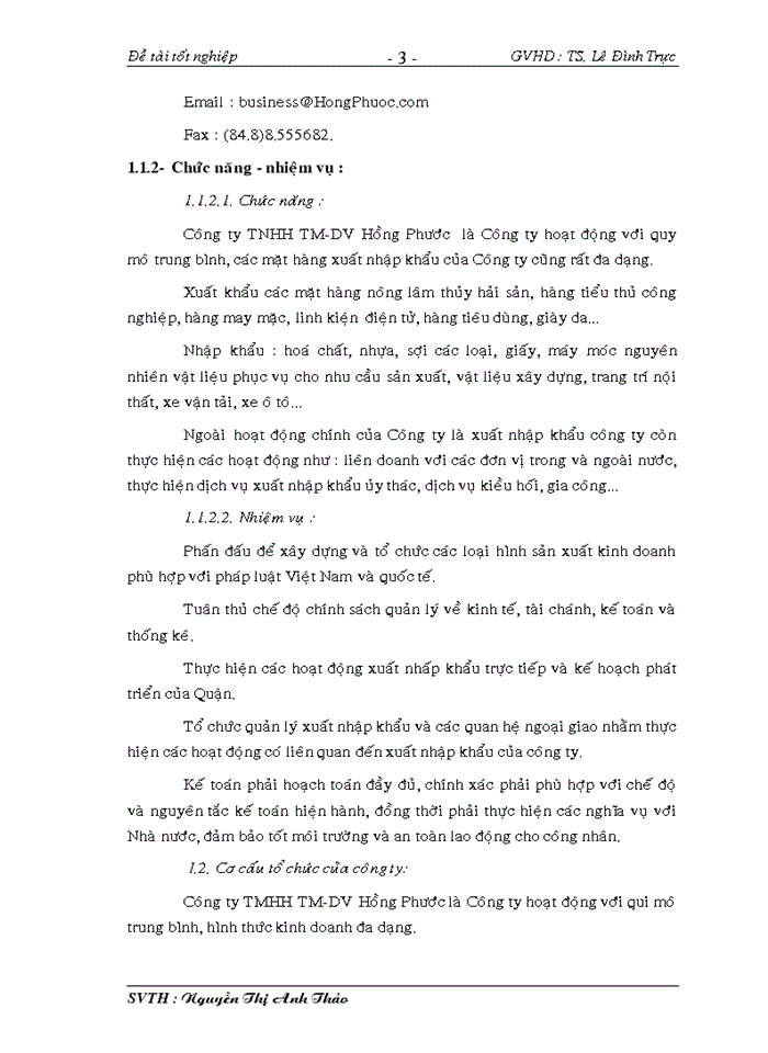 image for page Kế toán lưu chuyển hàng hóa tại công ty TNHH TM-DV Hồng Phước