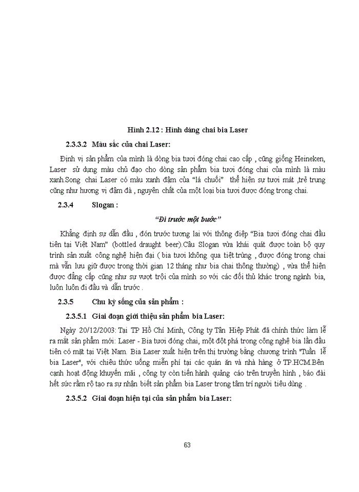 image for page Nghiên cứu chiến lược sản phẩm bia Laser của công ty Tân Hiệp Phát