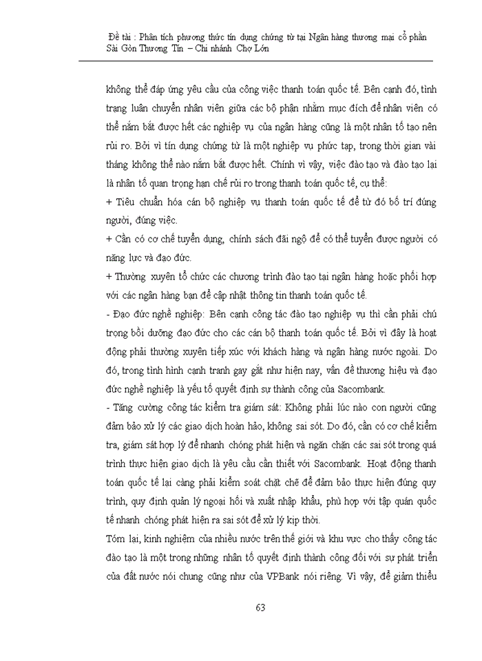 image for page Phân tích phương thức tín dụng chứng từ tại ngân hàng tmcp sài gòn thương tín – chi nhánh chợ lớn